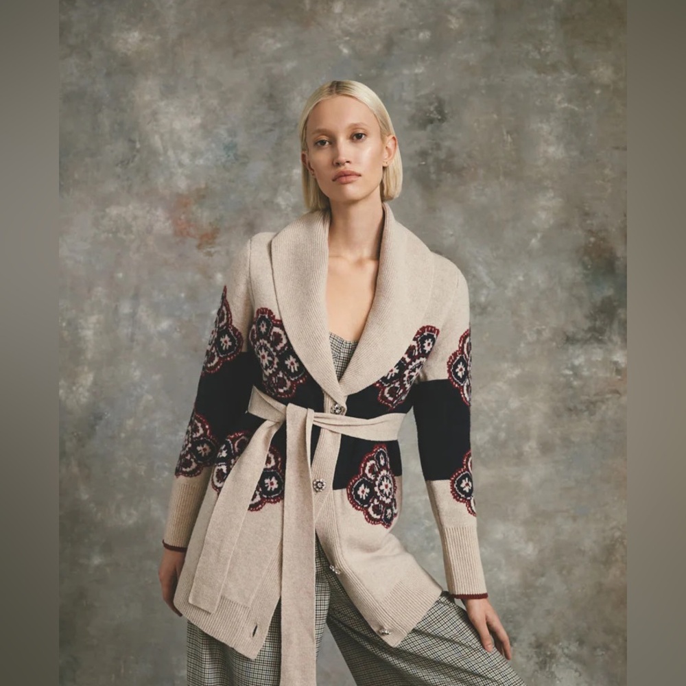 Cara Cara Laney Cardigan Fall 2023 XS / Daisy Medallion Multi
